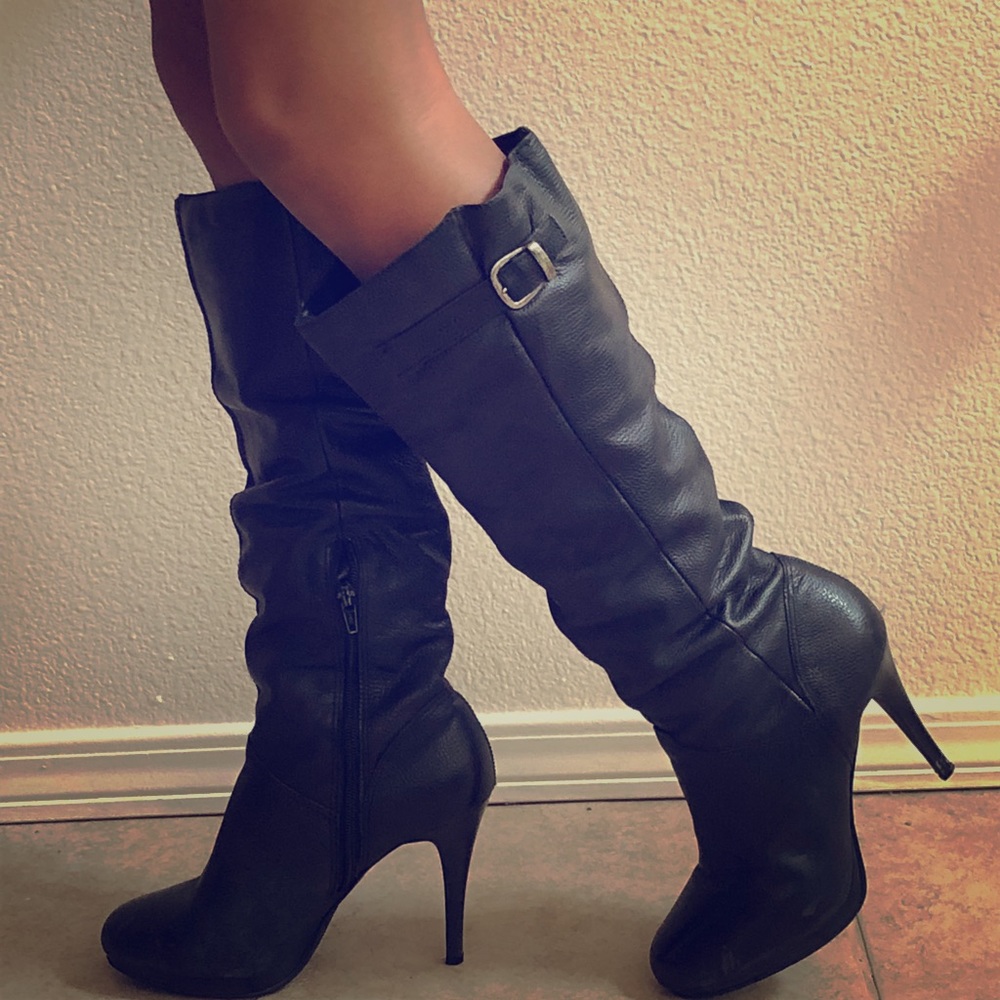 Cathie Jean Stiletto Knee High Boots